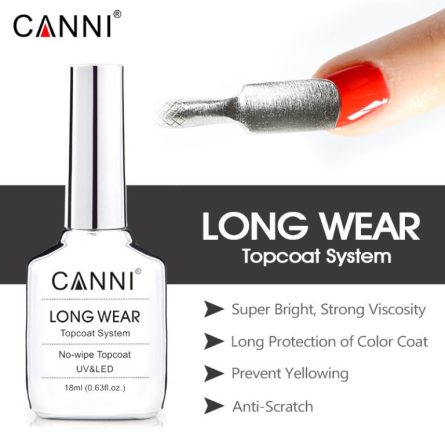 CANNI Top Coat Long Wear 18ml - Image 7