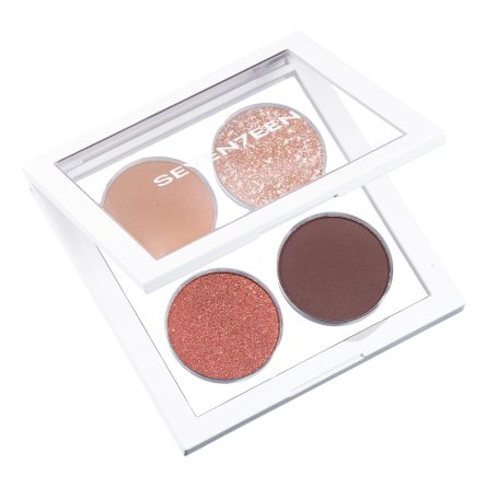 SEVENTEEN VIBRANT EYES QUAD PALETTE NO. 04 CELESTIAL NUDES - Image 4